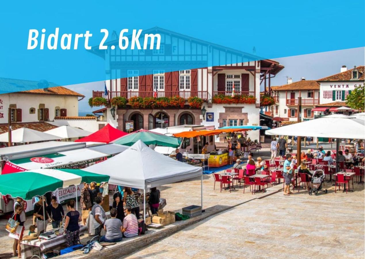 Bidarteko Paradisua Proche Plage, Golf, Parking Екстериор снимка